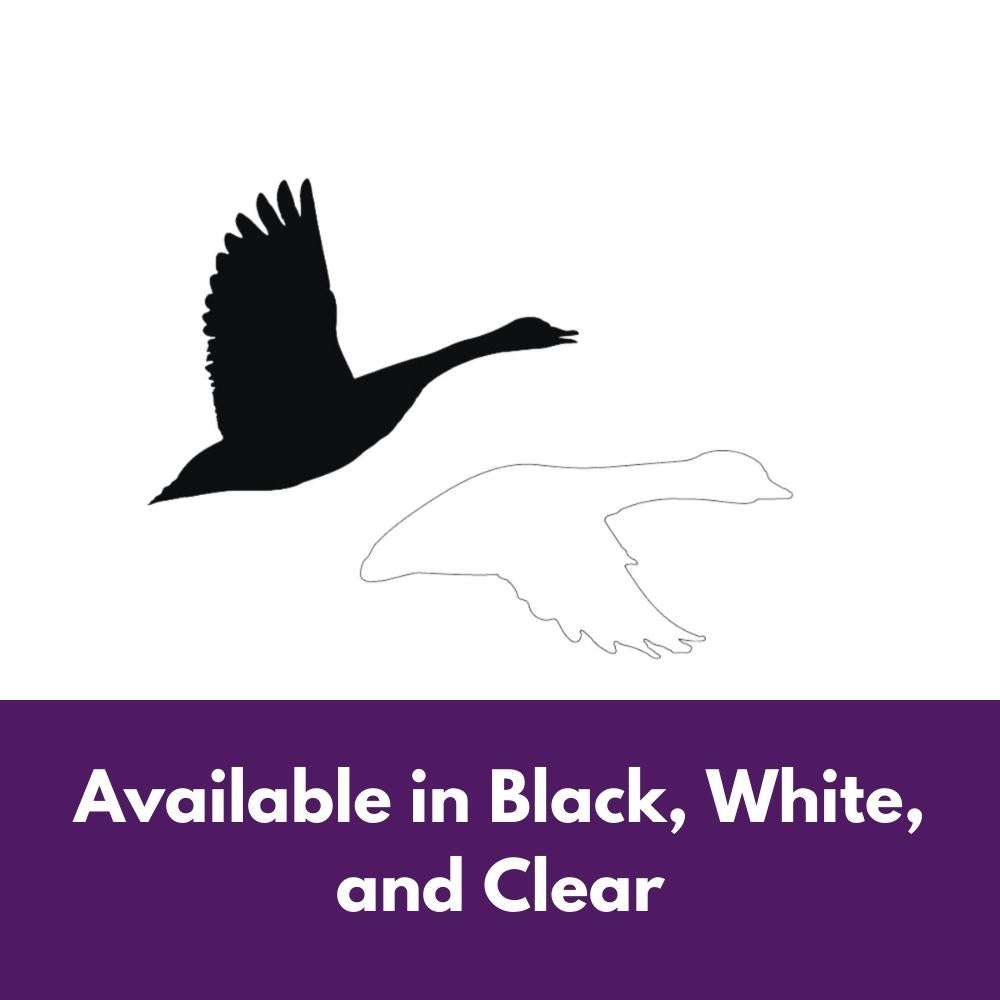 Precut shape of a Canada Goose in alternate colours.