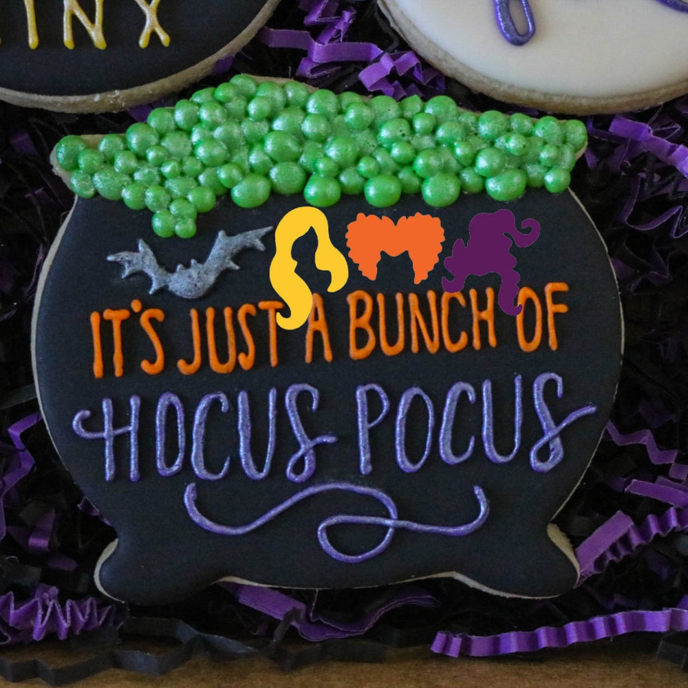 Precut glass shape of Hocus Pocus Hairstyles.