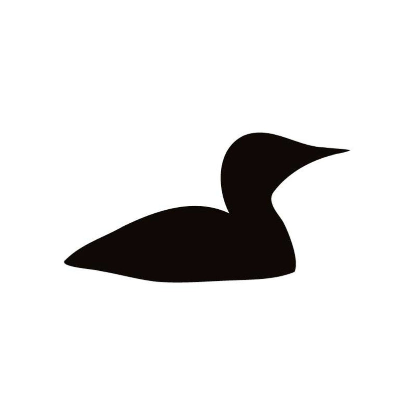 Basic Loon Shape Template Loon Precut Glass Shape - COE 90 – Fuse Muse Fused Glass