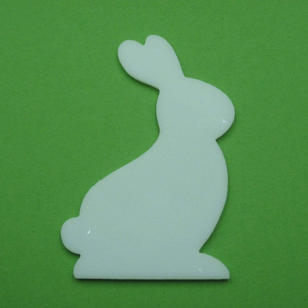 Fused Glass Rabit Rabbit Precut Glass Shape - COE 96 – Fuse Muse Fused Glass