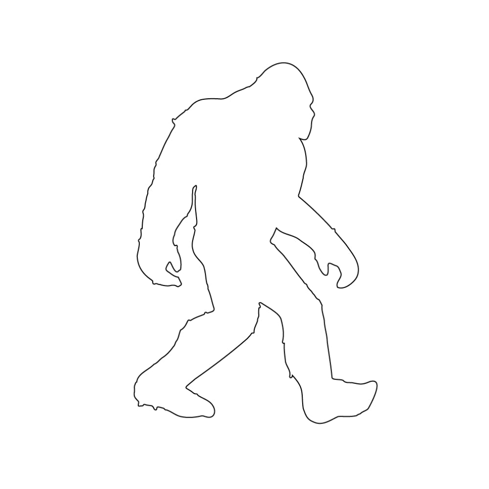 Sasquatch / Bigfoot Precut Glass Shape - COE 90