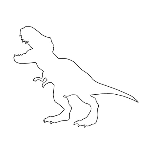 T-Rex Precut Glass Shape - COE 96 – Fuse Muse Fused Glass