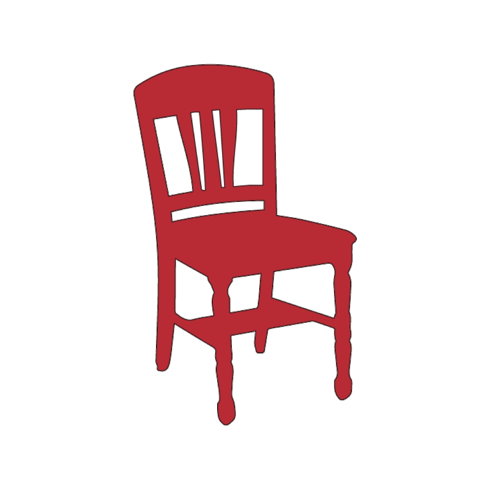 Precut Glass Shape - Wooden Chair - COE 90