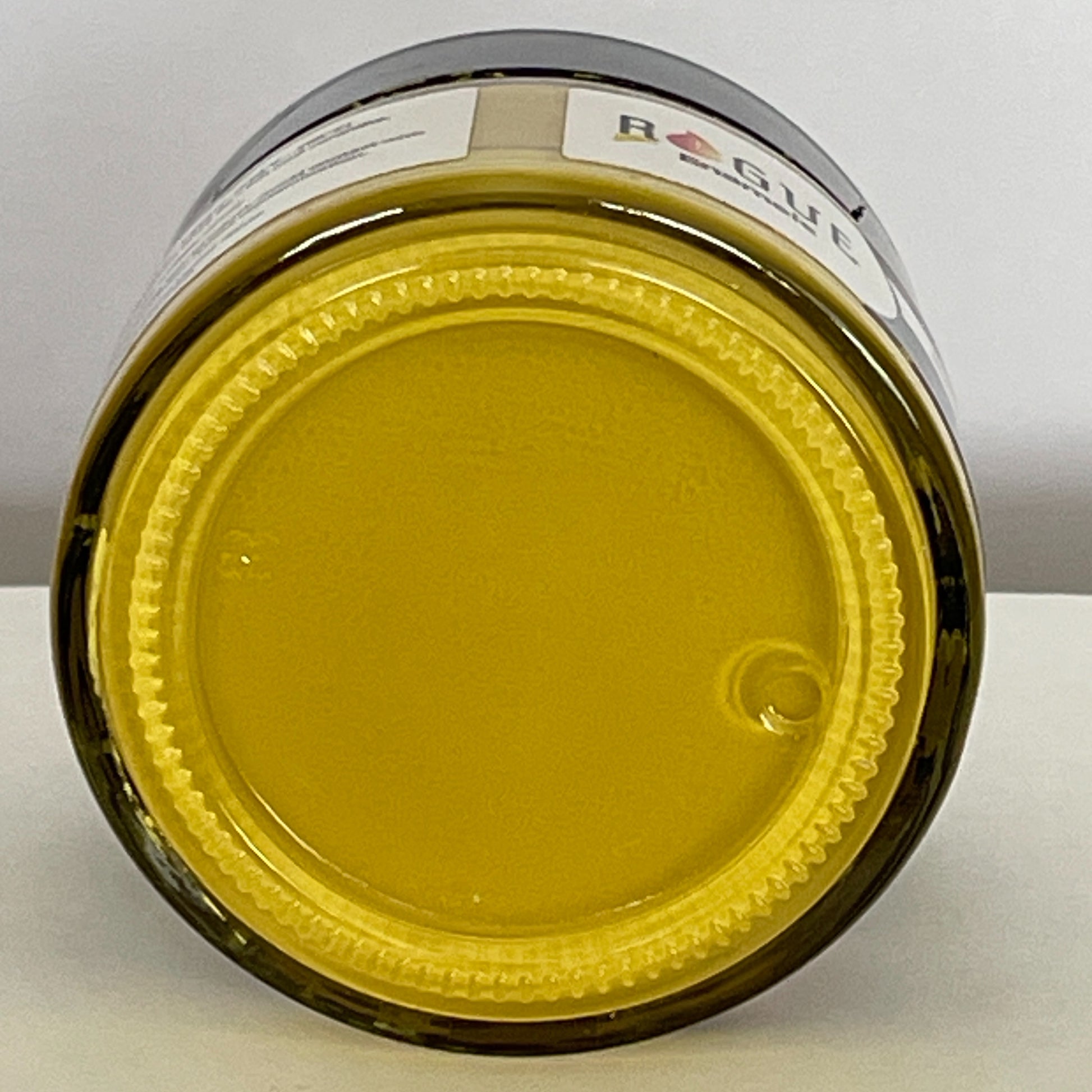 Jar of Sun Yellow screen printing paste showcasing its vibrant hue and smooth consistency