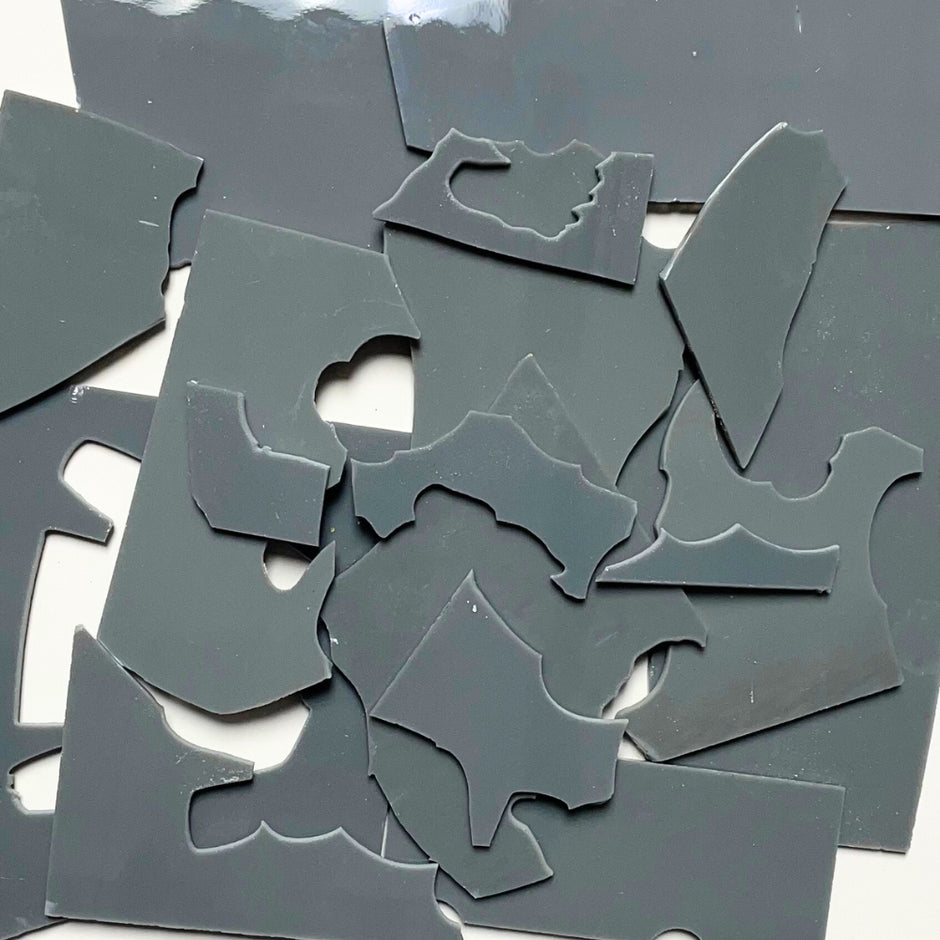 Fusible Scrap Glass COE 96 Fuse Muse Fused Glass