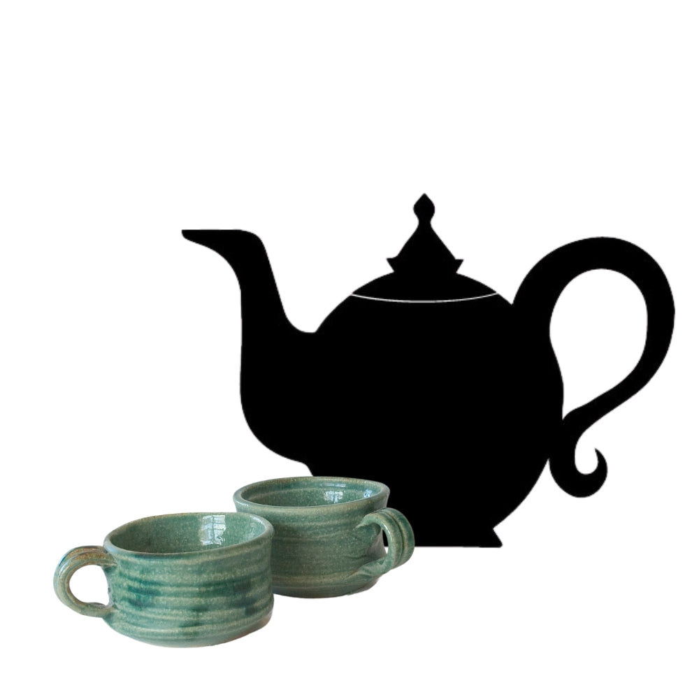 Teapot Glass Shape in Black