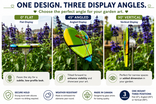 TriAngle Stake Mount™ – Universal Multi-Angle Garden Stake Mount