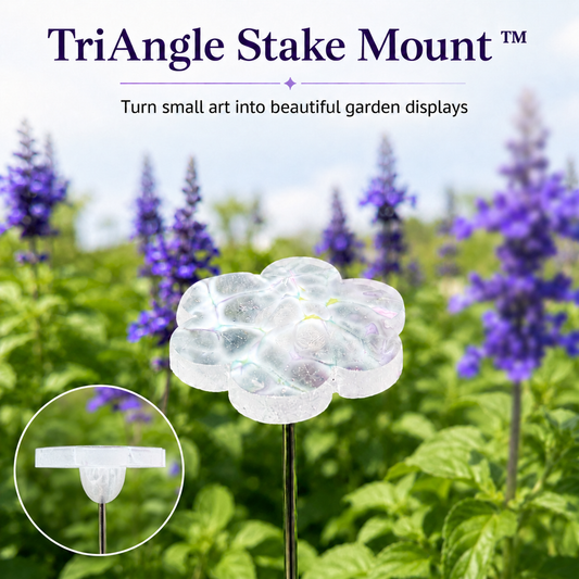 TriAngle Stake Mount™ – Universal Multi-Angle Garden Stake Mount
