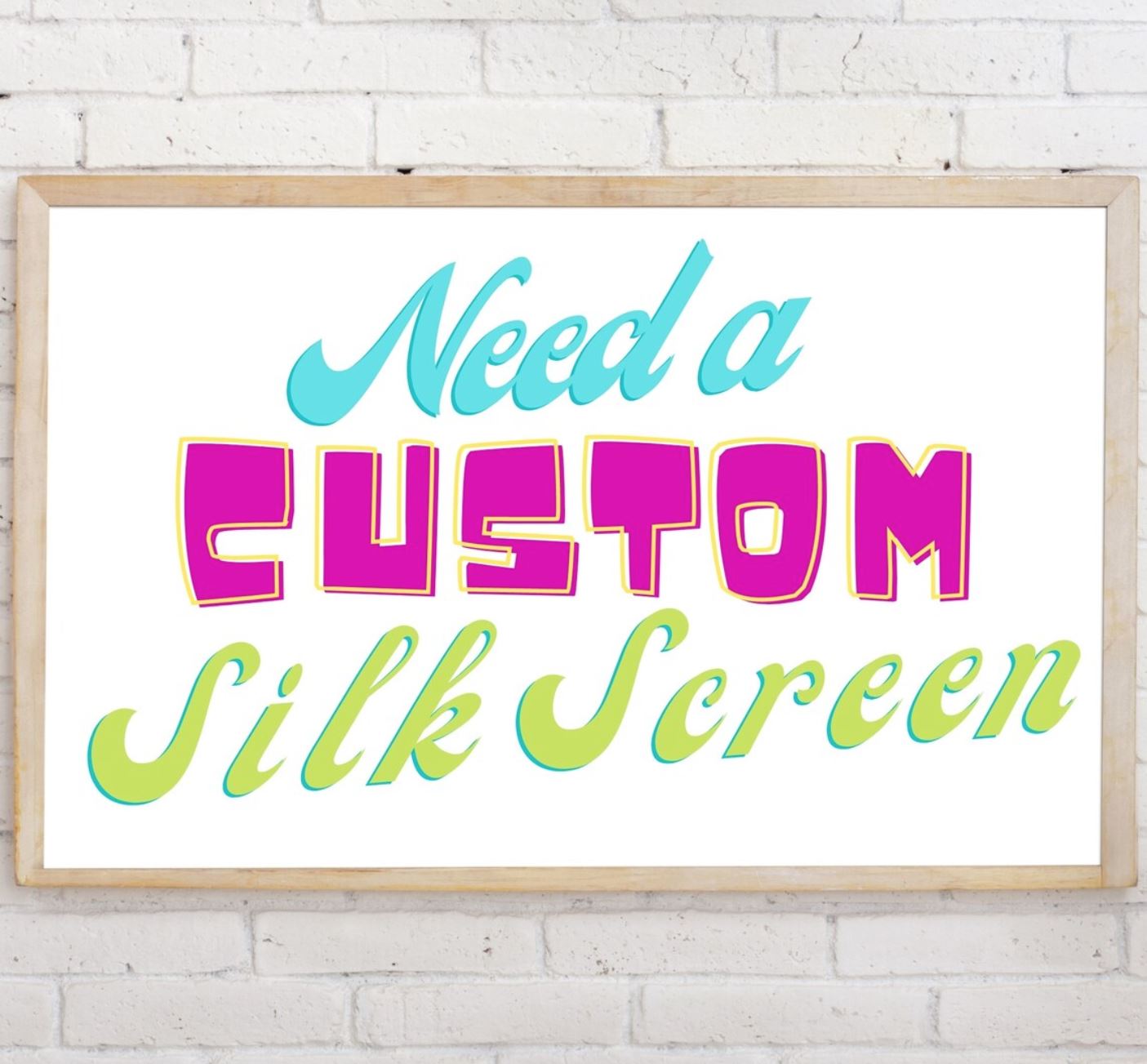 Custom Screen Printing Stencil