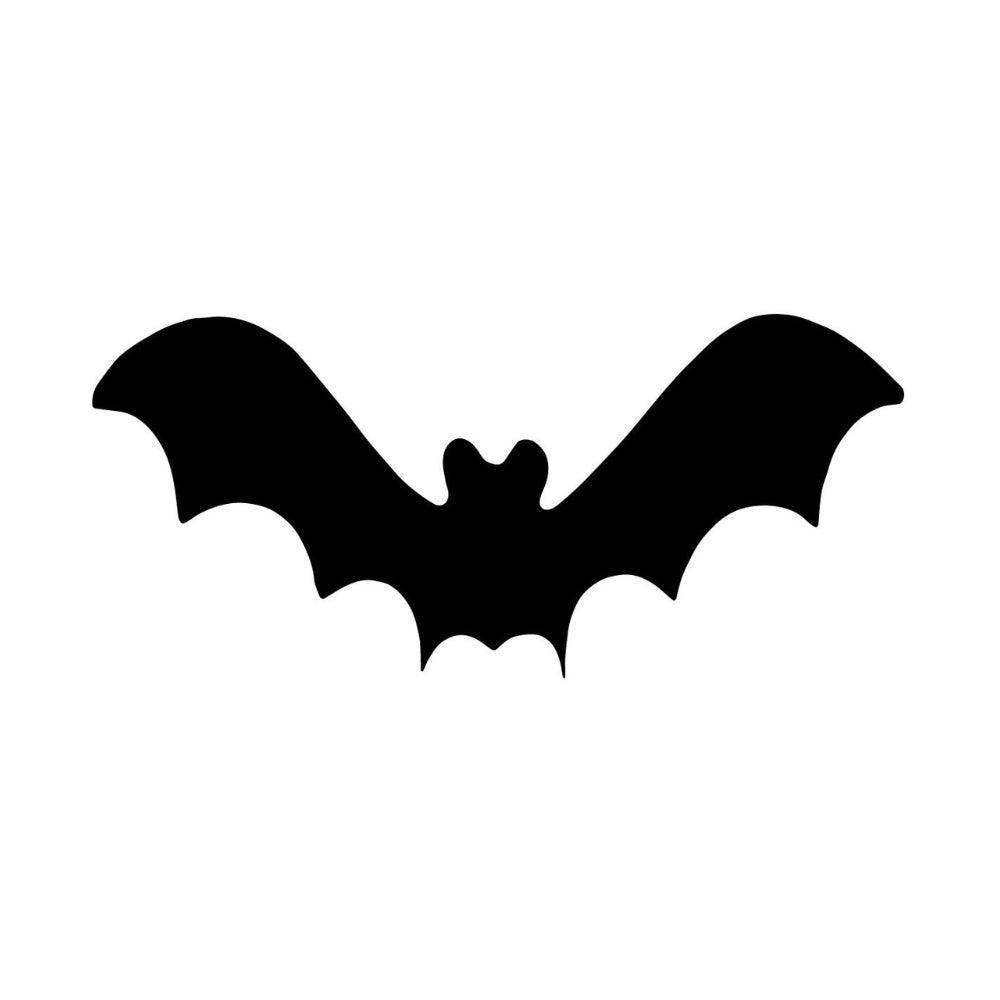 Precut glass shape of Bat.