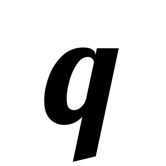 Alphabet Lowercase Letters Precut Glass Shape - Lobster Font - Black COE 90