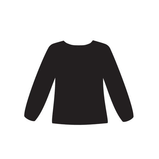 Ugly Christmas Sweater precut glass shape in COE 90 black