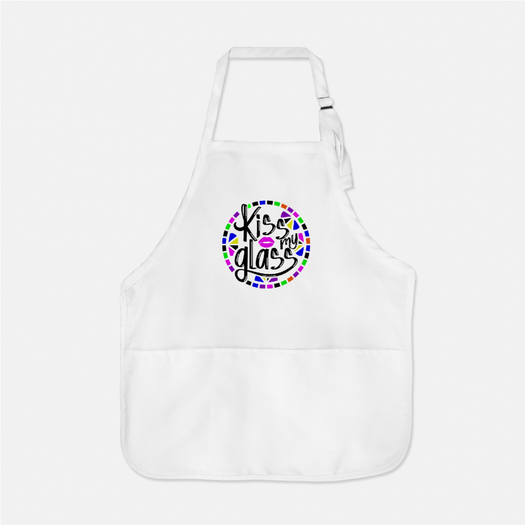 Fuse Muse Fused Glass Apparel, Etc... Kiss my Glass Apron
