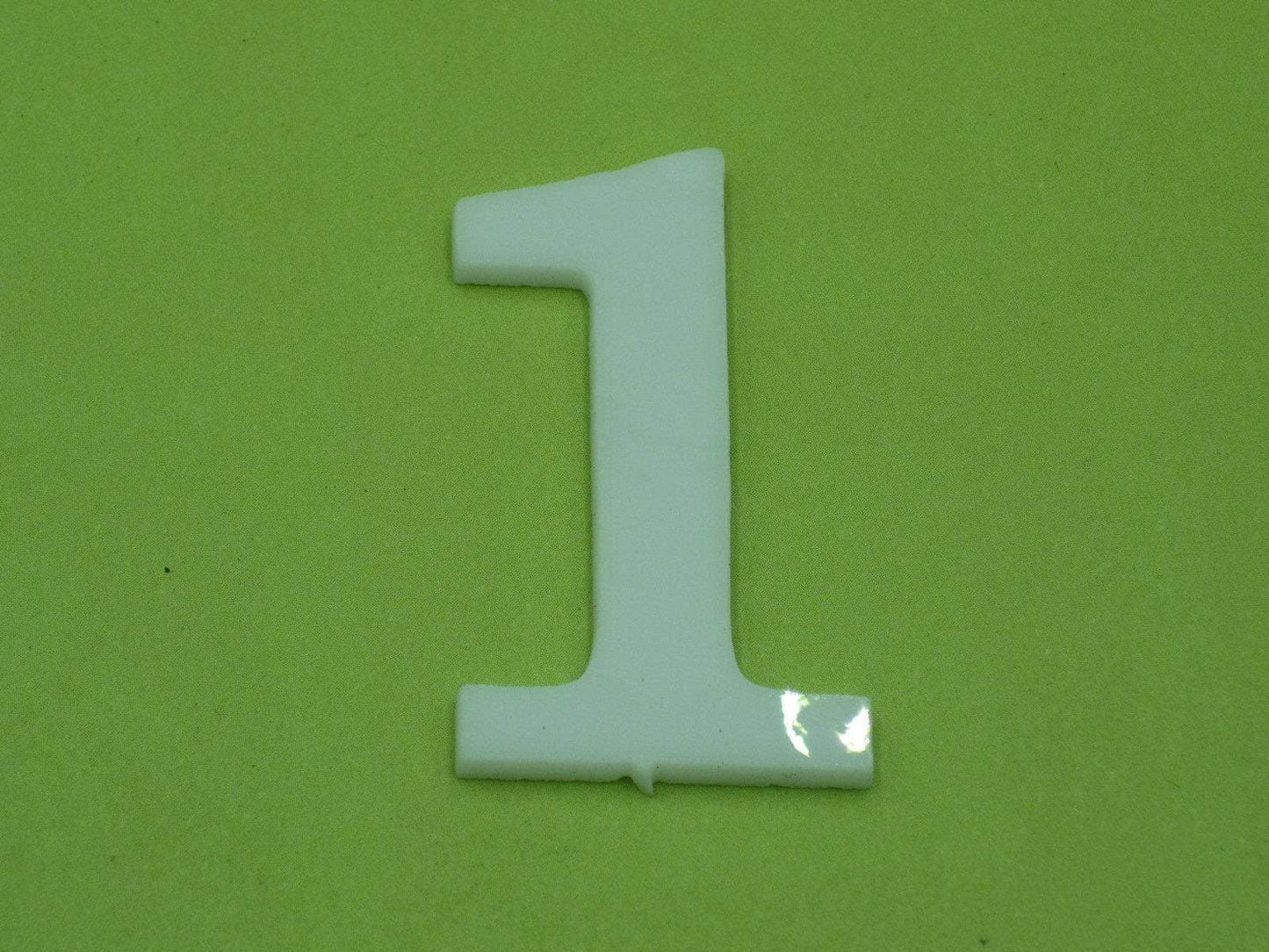 Precut Glass Shapes - Precut Glass Numbers, #1