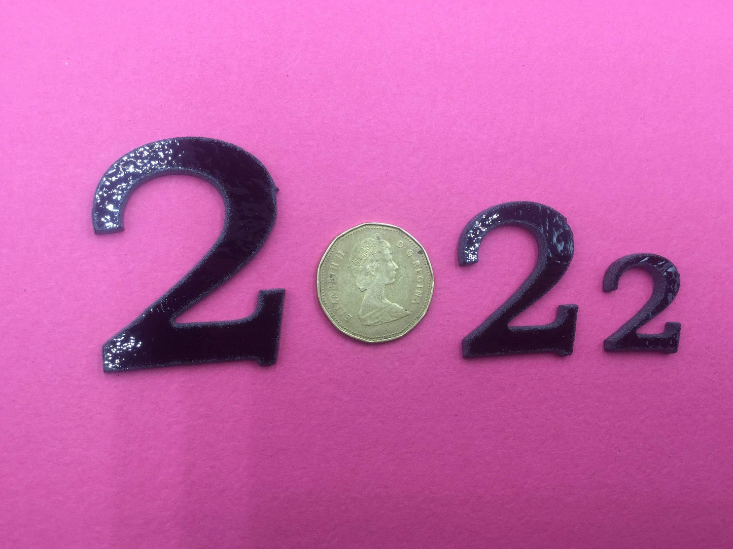 Precut Glass Shapes - Numbers, #2