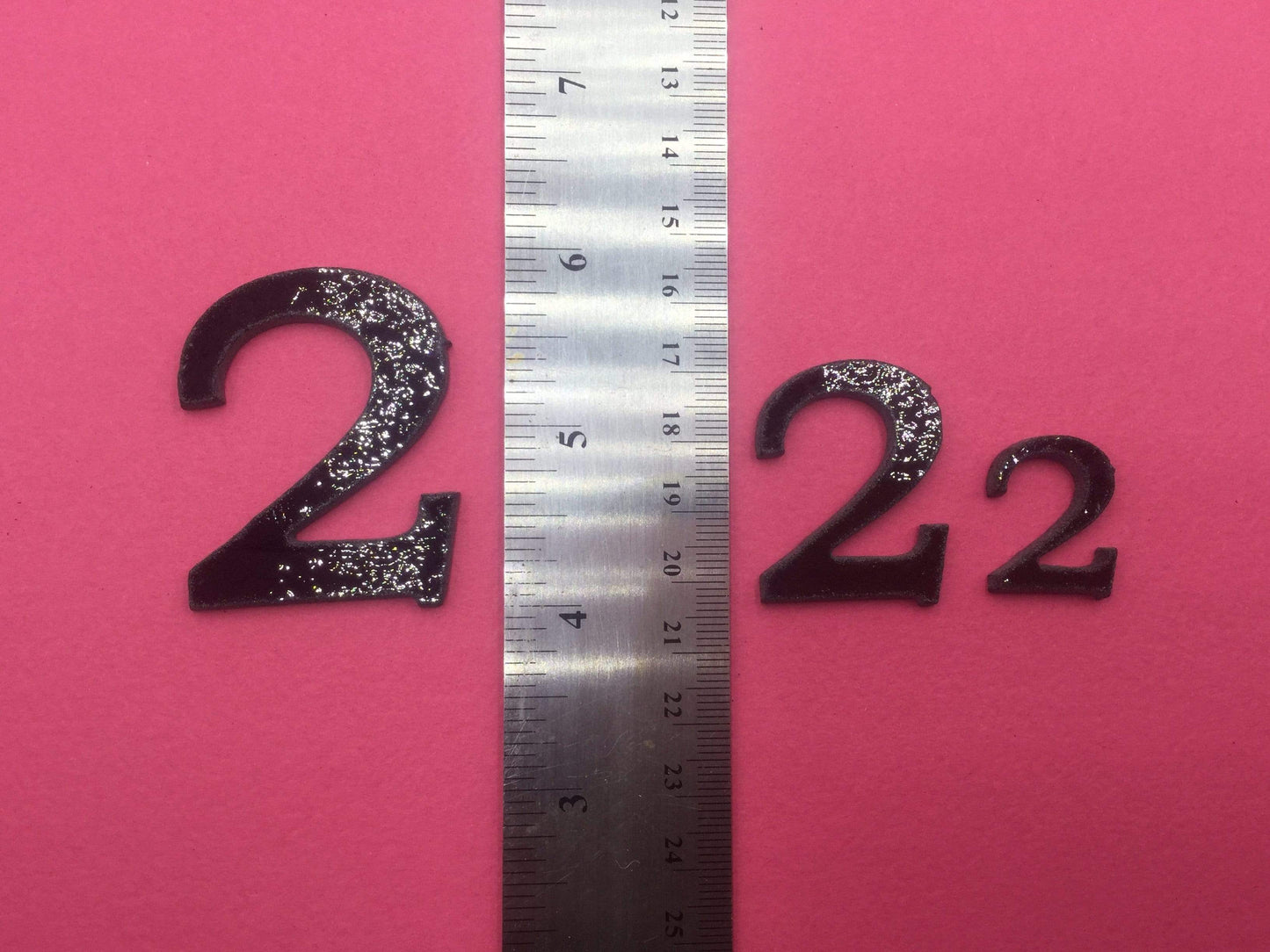 Precut Glass Shapes - Numbers, #2