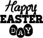 Happy Easter Day Silk Screen Stencil