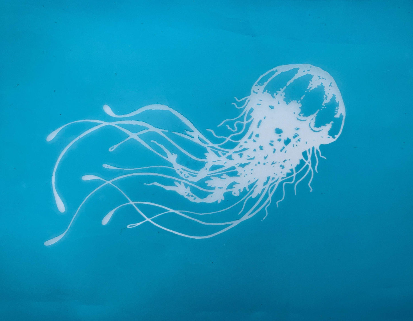 Jellyfish Silk Screen Stencil