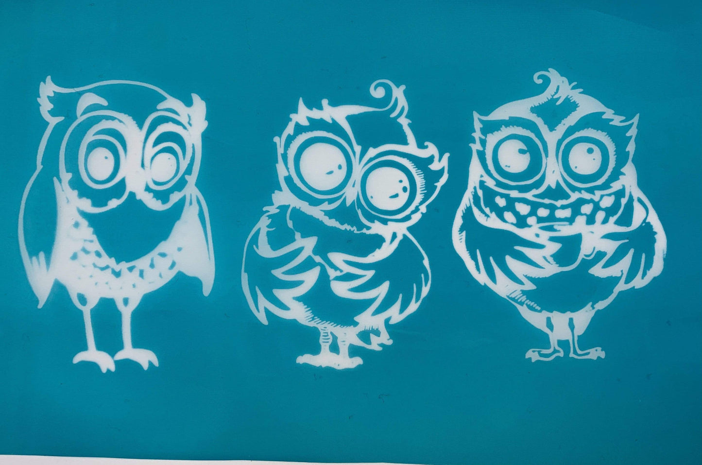 Owls Silk Screen