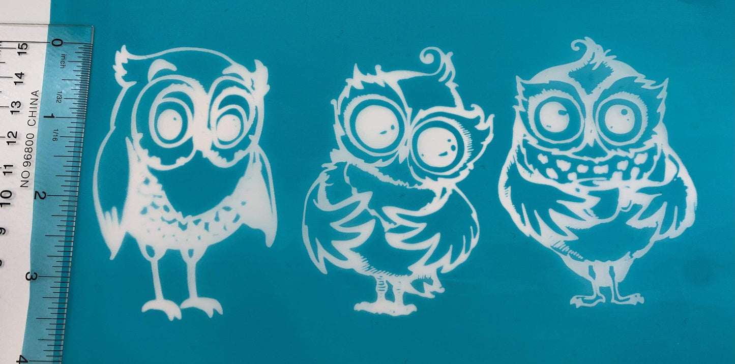 Owls Silk Screen