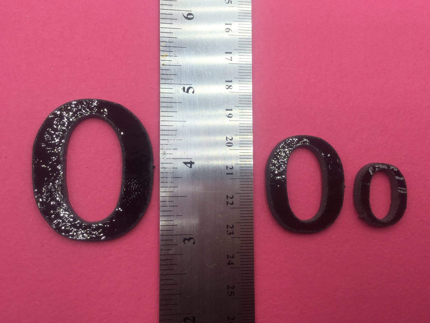 Precut Glass Shapes - Numbers, #0