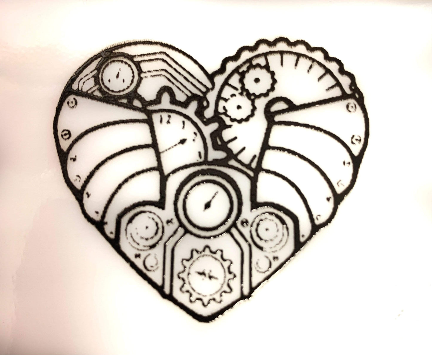 Jewelry Size Hearts Silk Screen