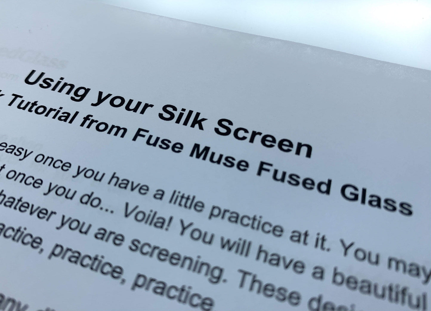 Love Script Silk Screen