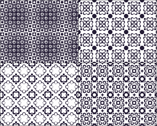 Pattern Shapes (4) Silk Screen