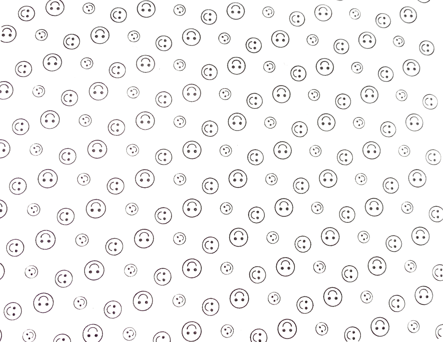 Smiley Face Silk Screen Stencil